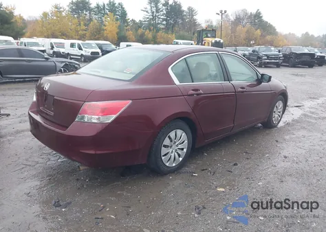 2010 Honda Accord 2.4 Lx из США, поврежденный, VIN 1HGCP2F3XAA184639